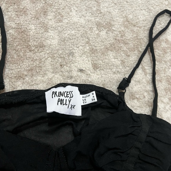 Princess Polly shine bright crop top - Picture 2 of 3